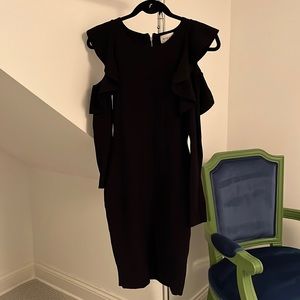 Milly Black dress with sleeves size S